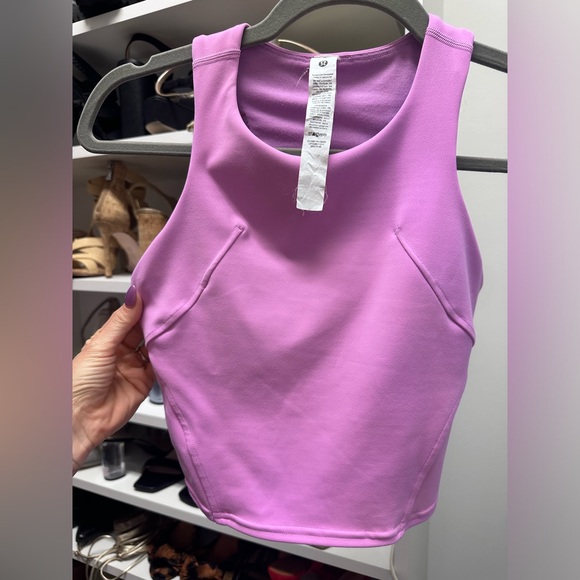Lululemon Wunder Train Racerback - Pink Mauve -size 2 -Pre Owned - Picture 3 of 3